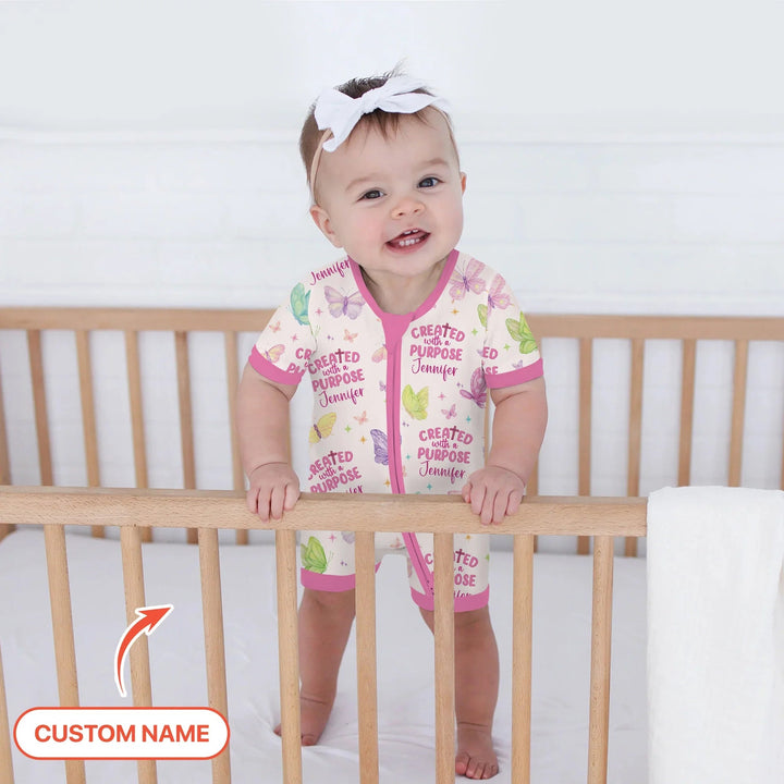 Created With A Purpose Custom Name Shorty Zippy - Zumbamboo