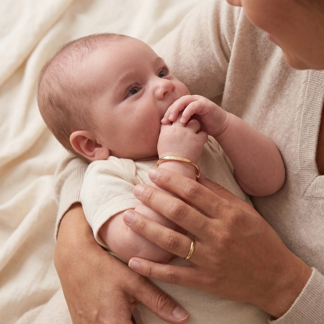 The Keepsake Cuff: Personalized Baby Bracelet