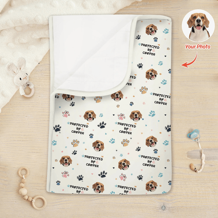 Custom Dog Pattern Toddler Blanket - Zumbamboo