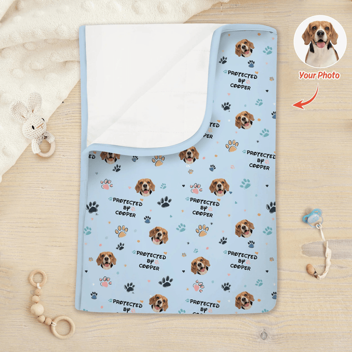Custom Dog Pattern Toddler Blanket - Zumbamboo