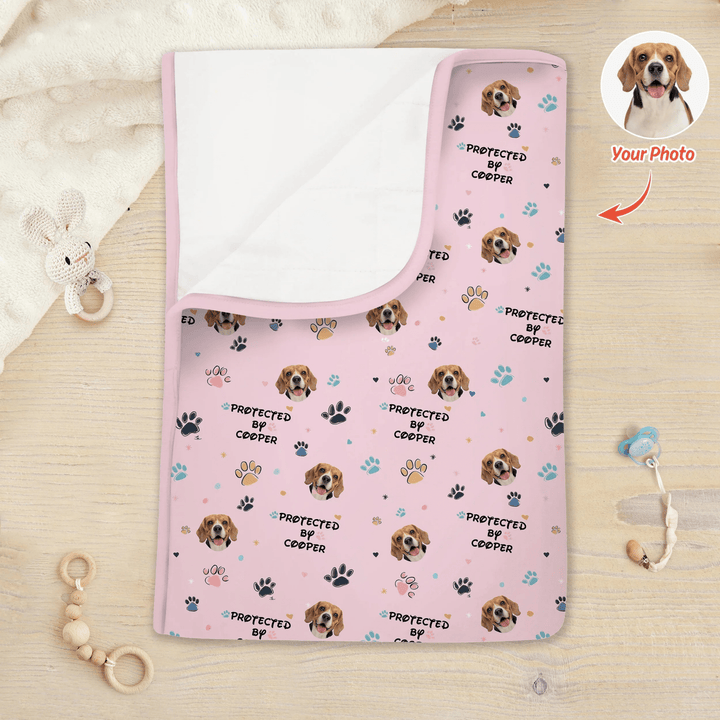 Custom Dog Pattern Toddler Blanket - Zumbamboo