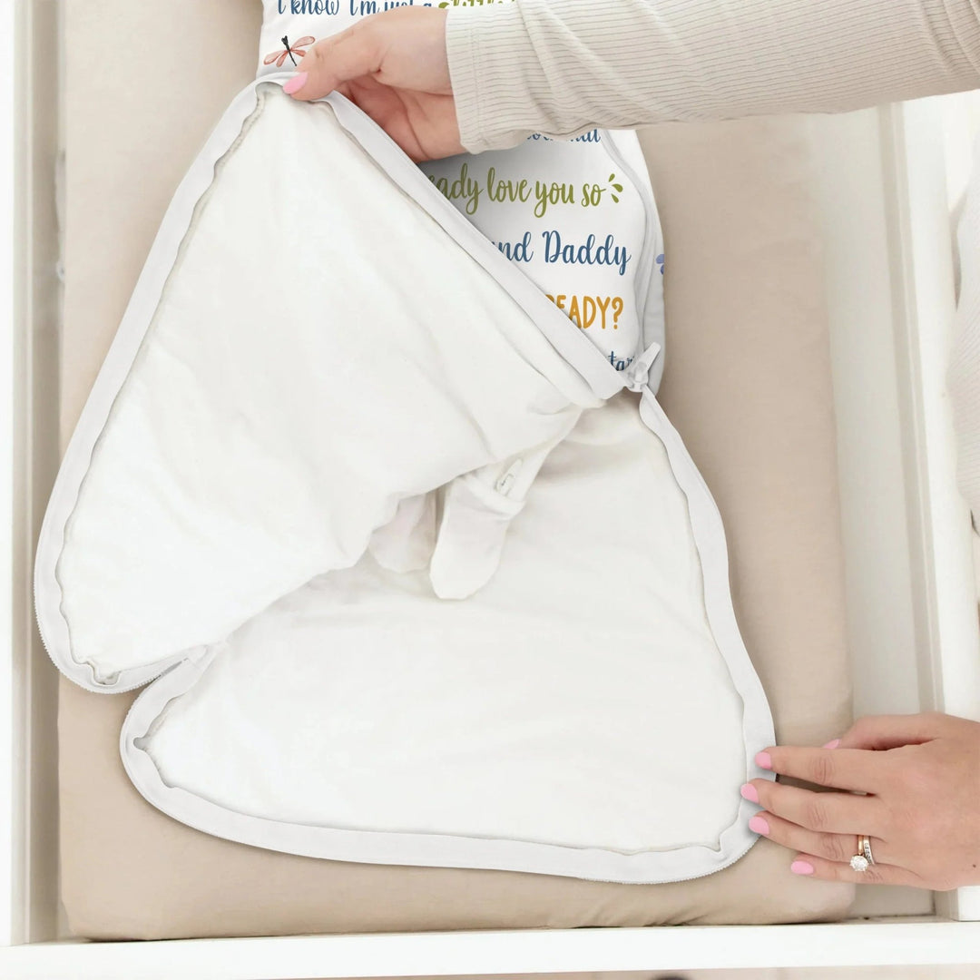 Custom Elephant Sleep Bag 1.0 TOG - Baby Shower Gift - Zumbamboo