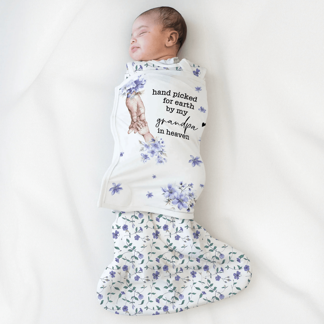 Custom Floral Sleep Bag Swaddler - Hand picked for earth - Zumbamboo