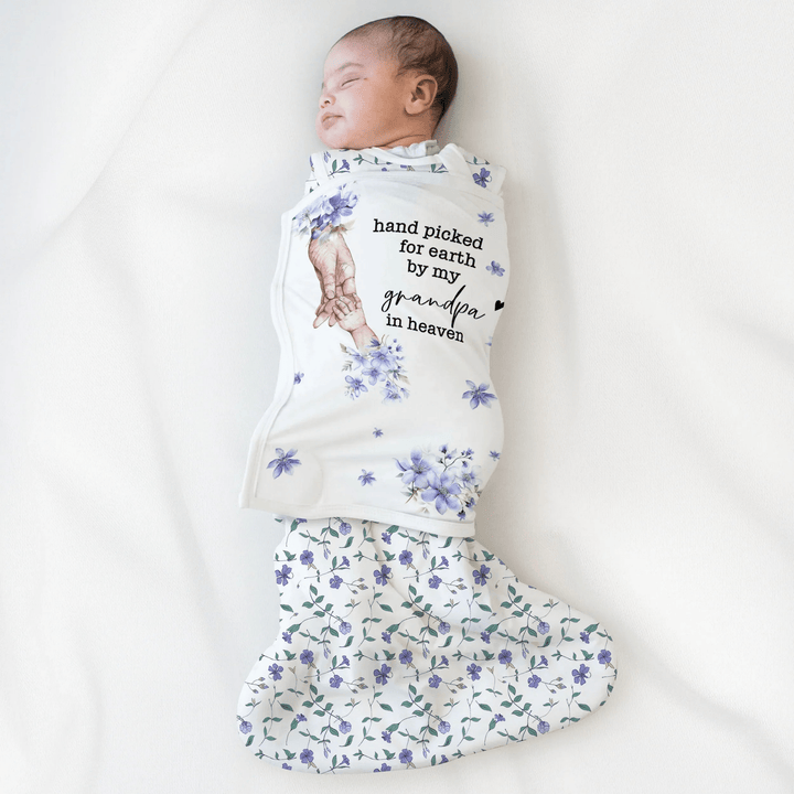 Custom Floral Sleep Bag Swaddler - Hand picked for earth - Zumbamboo