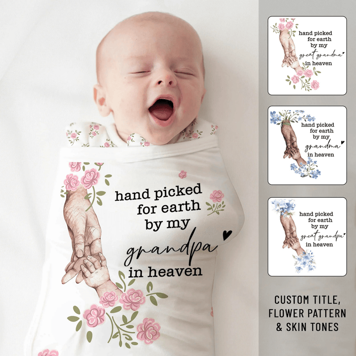 Custom Floral Sleep Bag Swaddler - Hand picked for earth - Zumbamboo