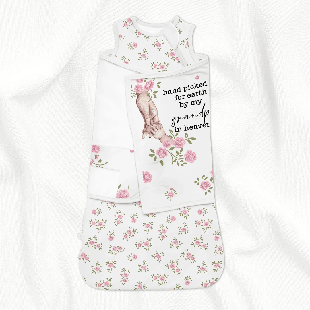 Custom Floral Sleep Bag Swaddler - Hand picked for earth - Zumbamboo