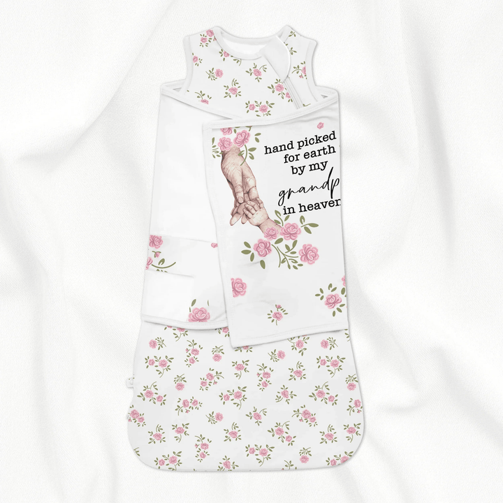 Custom Floral Sleep Bag Swaddler - Hand picked for earth - Zumbamboo