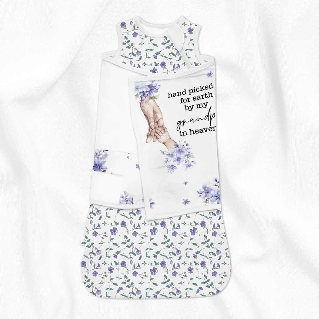 Custom Floral Sleep Bag Swaddler - Hand picked for earth - Zumbamboo
