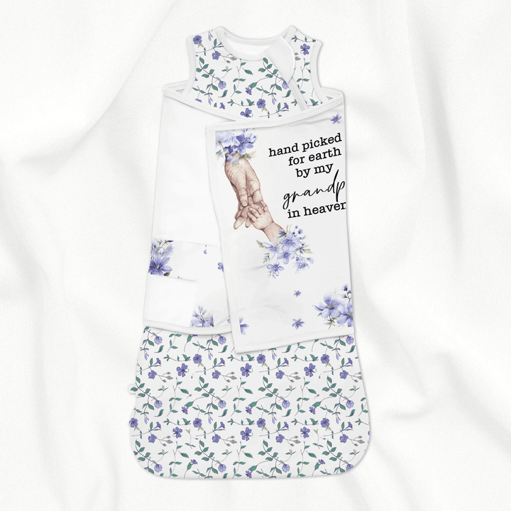Custom Floral Sleep Bag Swaddler - Hand picked for earth - Zumbamboo
