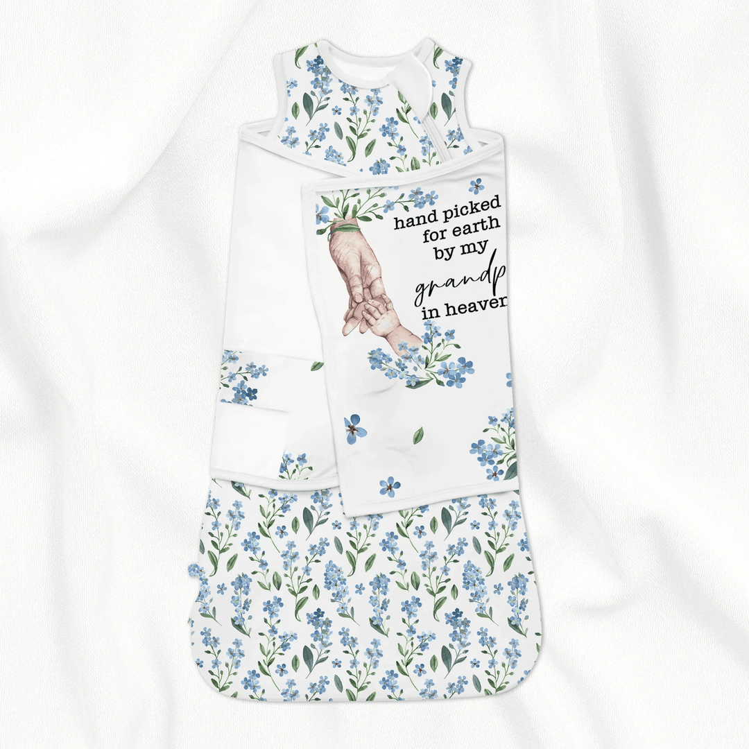 Custom Floral Sleep Bag Swaddler - Hand picked for earth - Zumbamboo