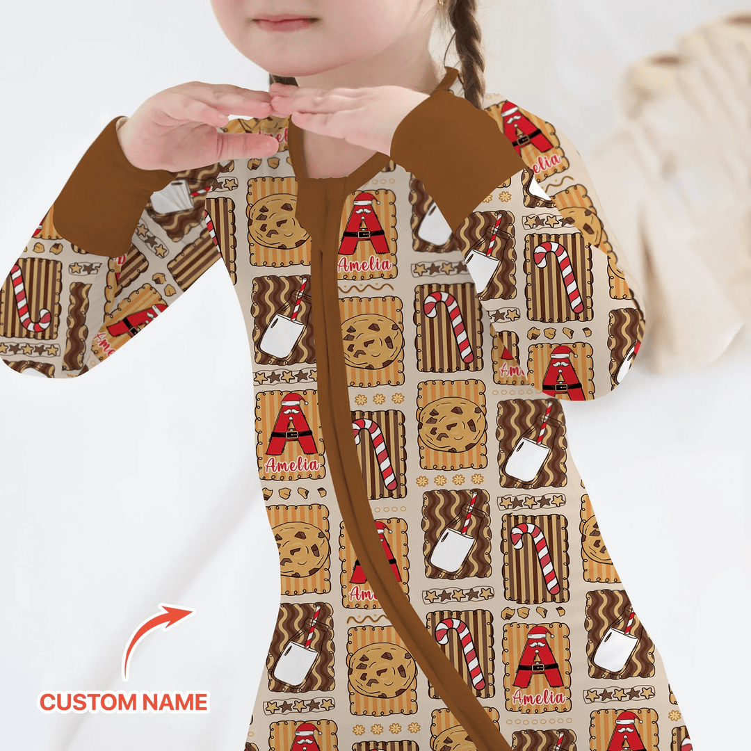 Custom Name Cookies and Milk Wonderland Convertible Zippy - Zumbamboo