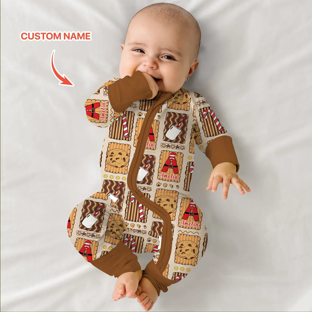 Custom Name Cookies and Milk Wonderland Convertible Zippy - Zumbamboo