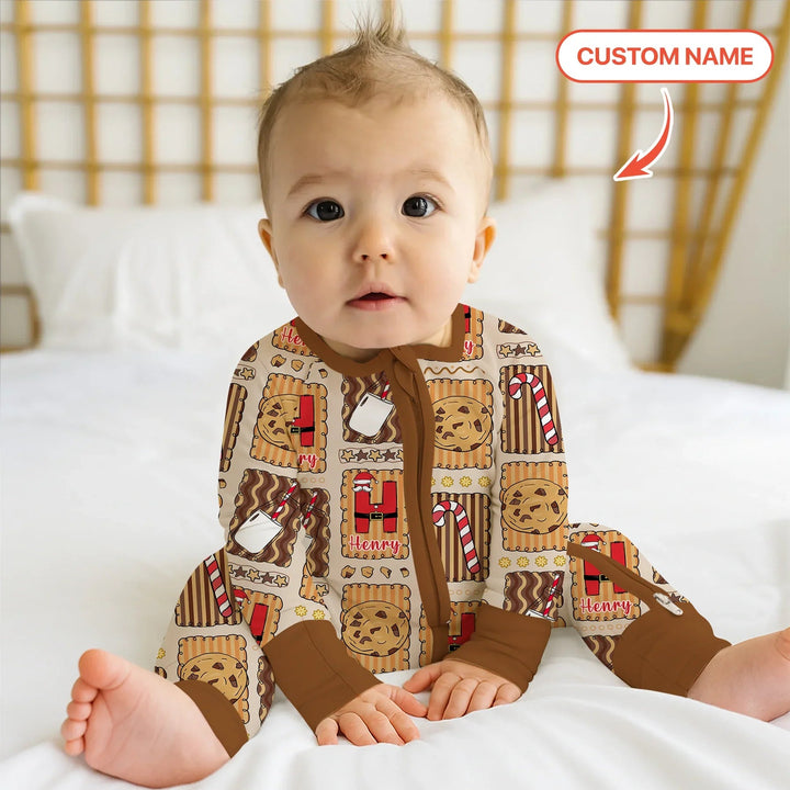 Custom Name Cookies and Milk Wonderland Convertible Zippy - Zumbamboo