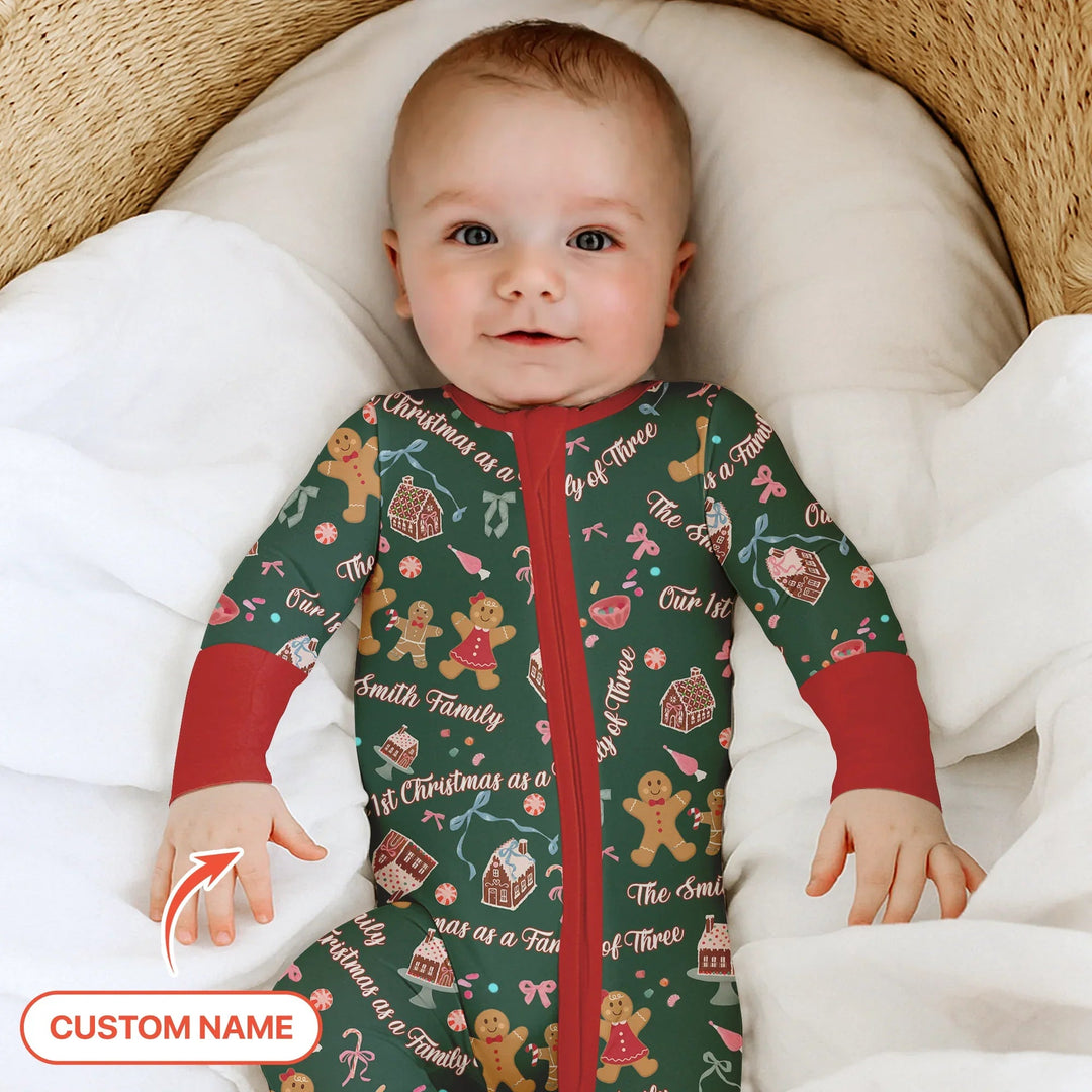 Custom Name Family Gingerbread Convertible Zippy - Zumbamboo