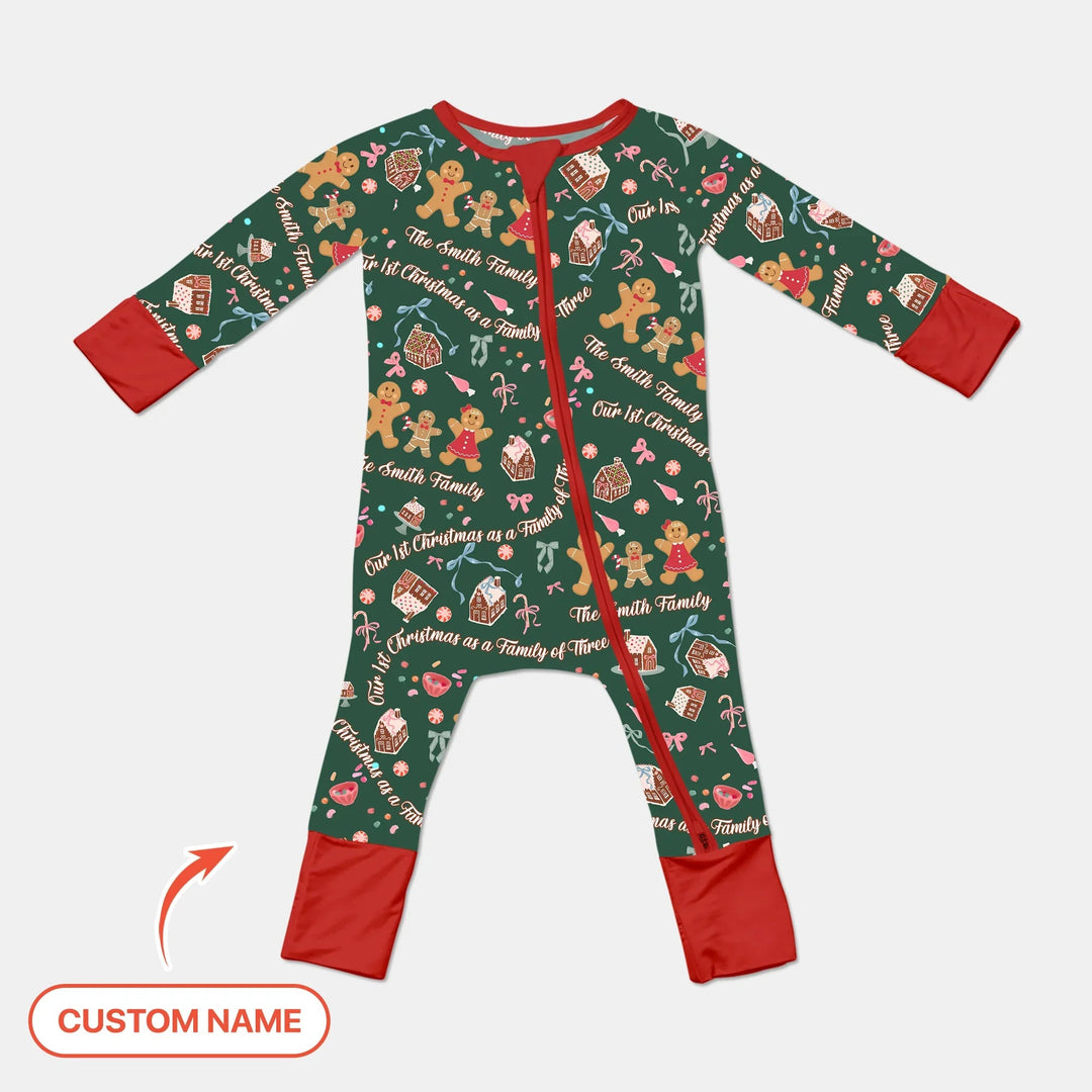 Custom Name Family Gingerbread Convertible Zippy - Zumbamboo