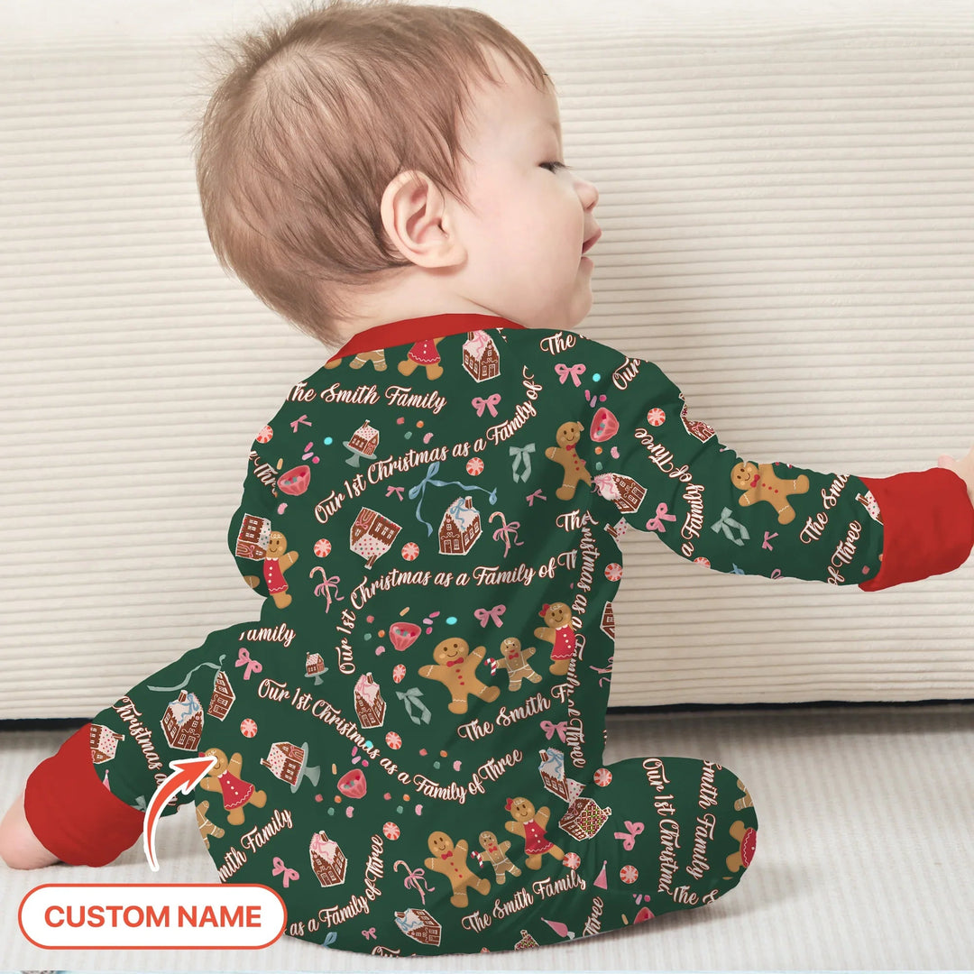 Custom Name Family Gingerbread Convertible Zippy - Zumbamboo