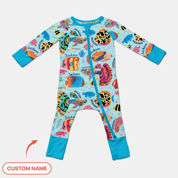 Custom Name Fish Dream Convertible Zippy - Zumbamboo