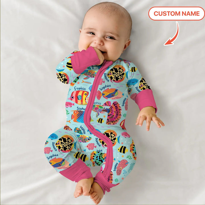 Custom Name Fish Dream Convertible Zippy - Zumbamboo