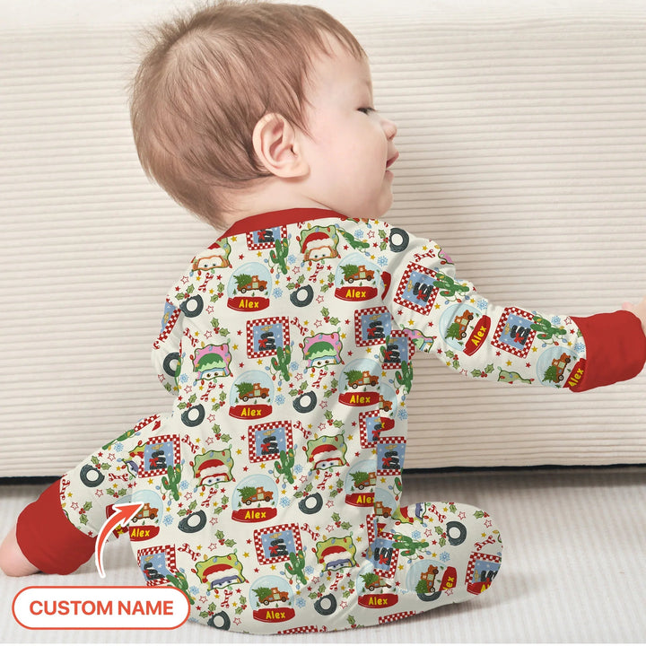 Custom Name Funny Christmas Cars Convertible Zippy - Zumbamboo