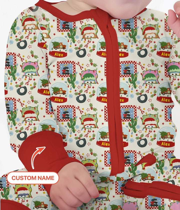 Custom Name Funny Christmas Cars Convertible Zippy - Zumbamboo