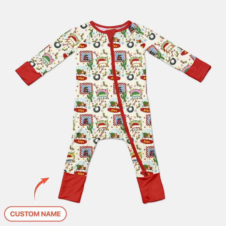 Custom Name Funny Christmas Cars Convertible Zippy - Zumbamboo