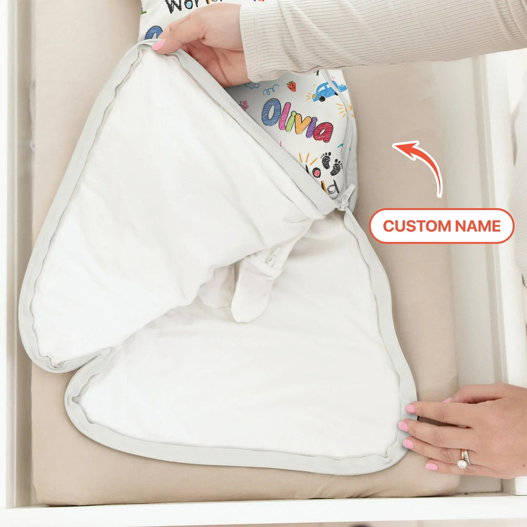 Custom Name "Hello World" - Sleep Bag - Zumbamboo