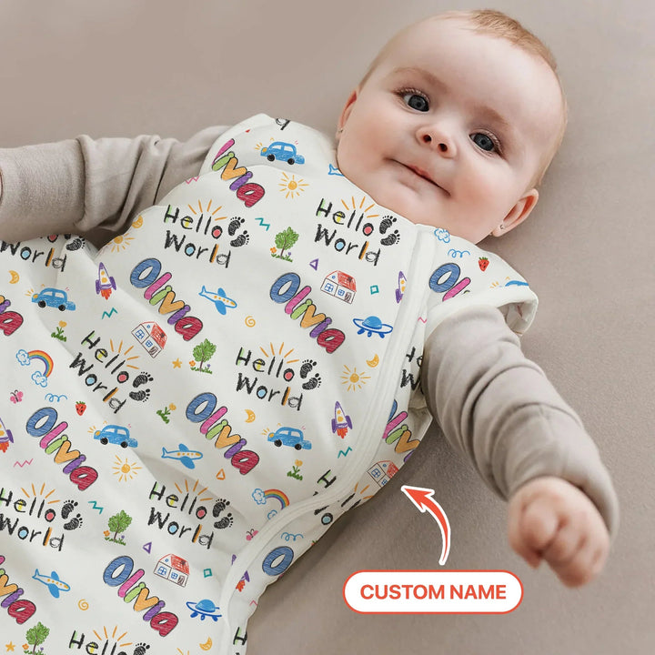 Custom Name "Hello World" - Sleep Bag - Zumbamboo