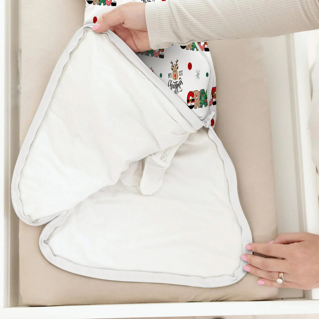 Custom Name "My First Christmas 2025" - Sleep Bag (G) - Zumbamboo