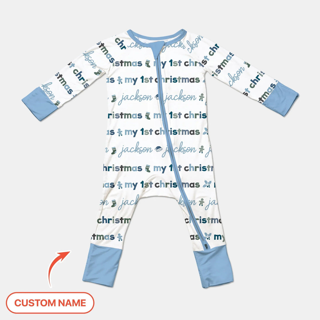 Custom Name My First Christmas Color Mood Convertible Zippy - Zumbamboo