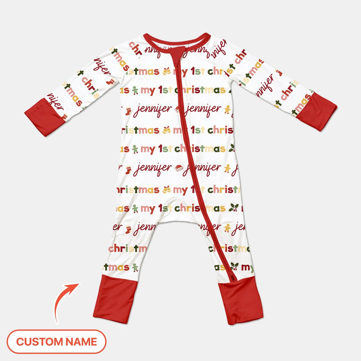 Custom Name My First Christmas Color Mood Convertible Zippy - Zumbamboo