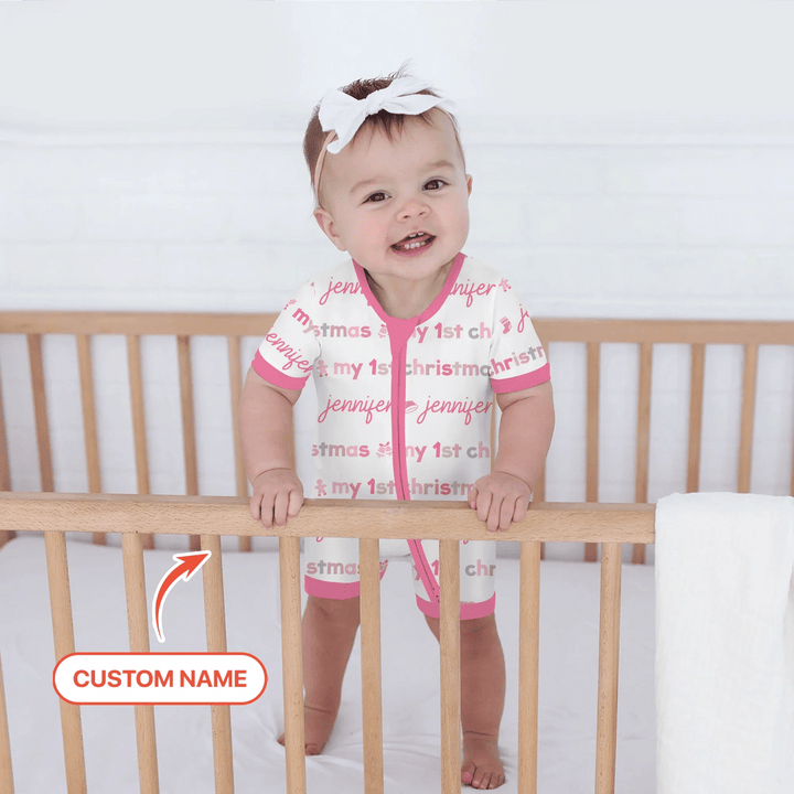 Custom Name My First Christmas Color Mood Shorty Zippy - Zumbamboo