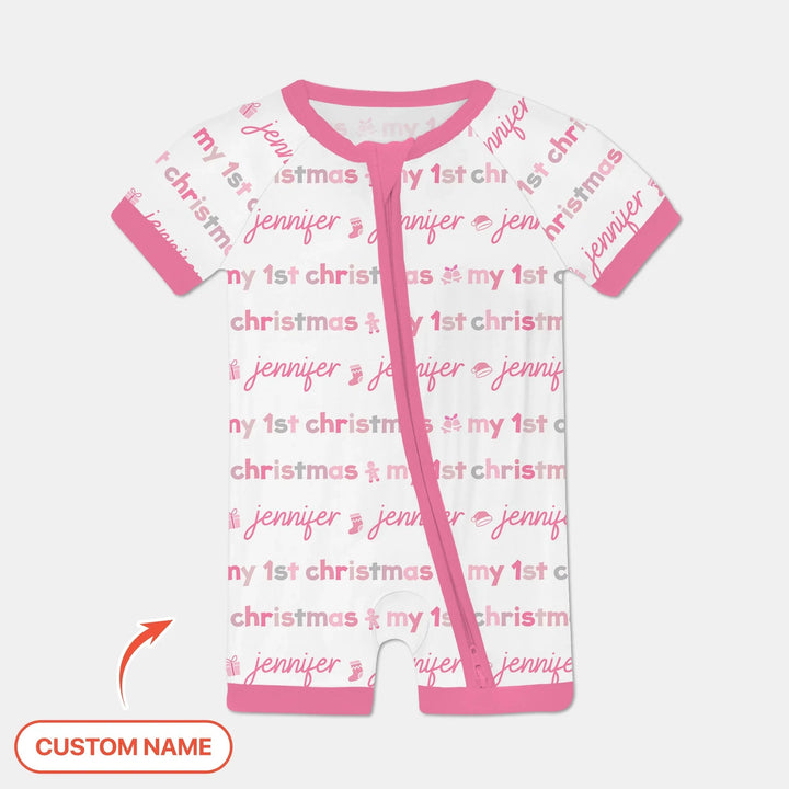 Custom Name My First Christmas Color Mood Shorty Zippy - Zumbamboo