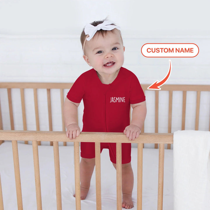 Custom Name My First Christmas Shorty Zippy - Zumbamboo