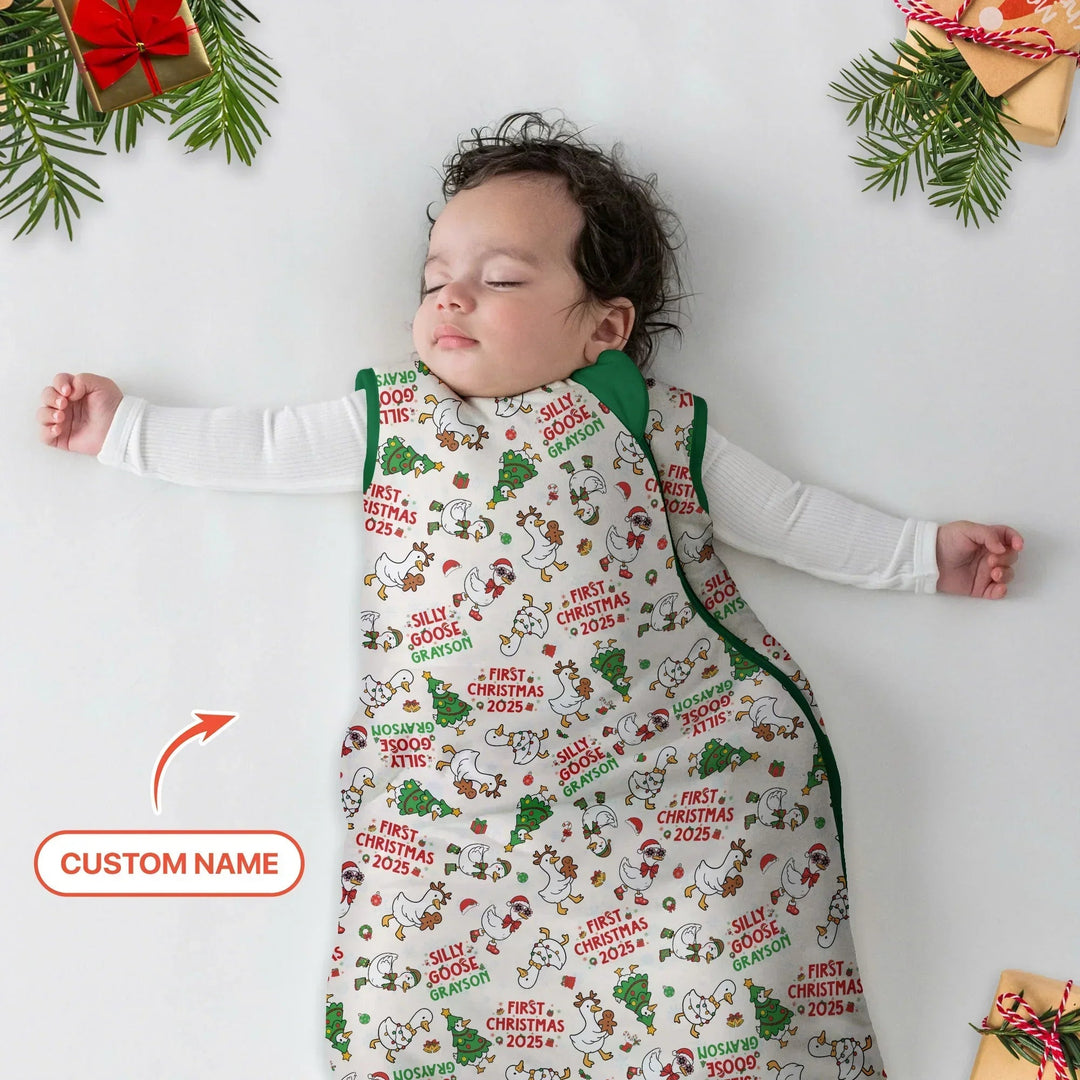 Custom Name "Silly Goose" Sleep Bag - Zumbamboo