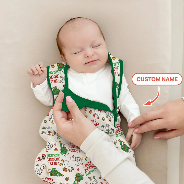 Custom Name "Silly Goose" Sleep Bag - Zumbamboo