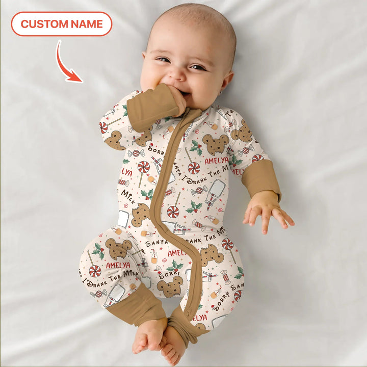 Custom Name Sorry Santa I Drank The Milk Convertible Zippy - Zumbamboo