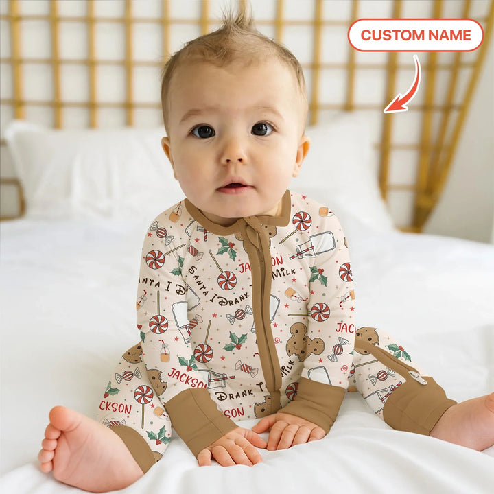 Custom Name Sorry Santa I Drank The Milk Convertible Zippy - Zumbamboo