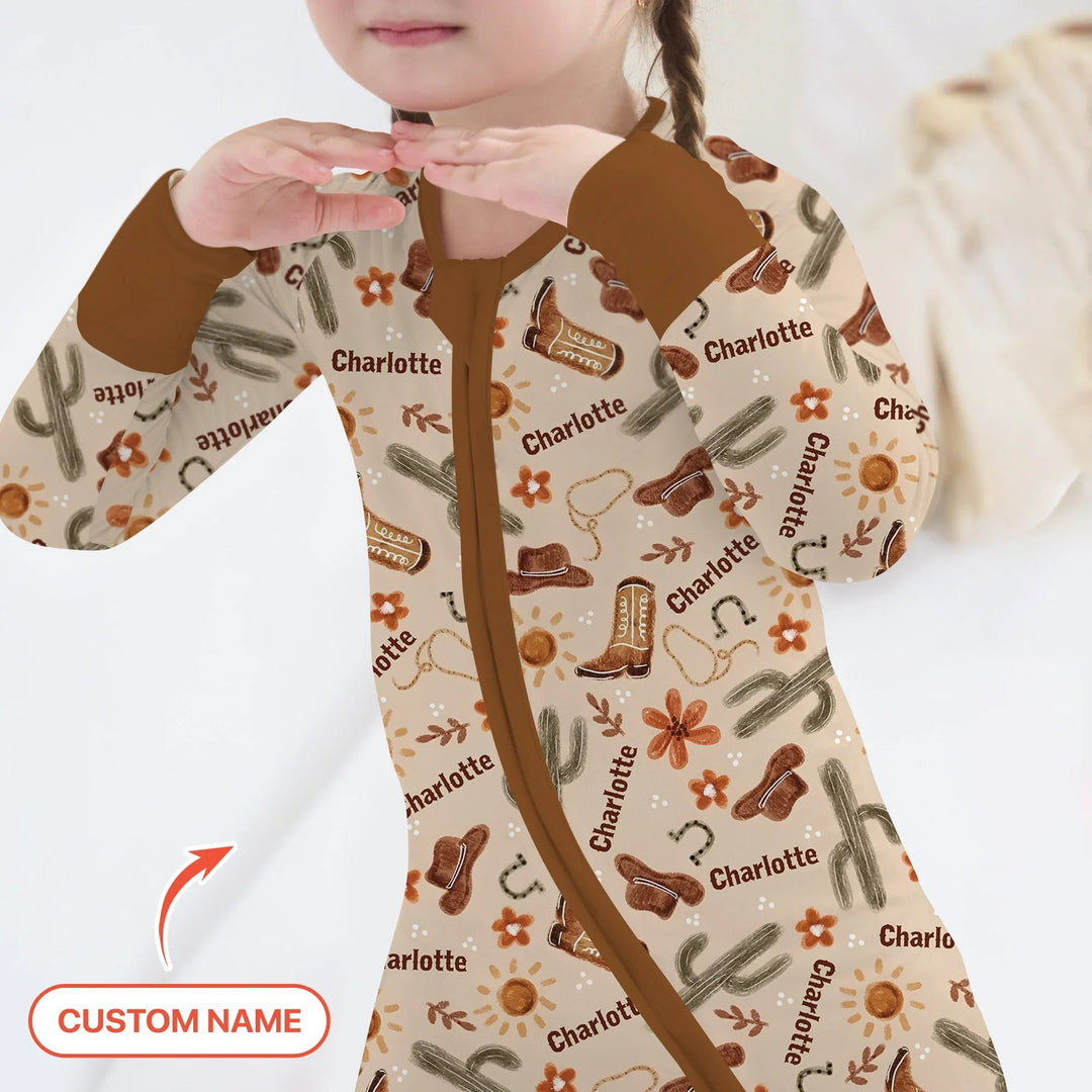 Custom Name Western Cowboy Stuff Convertible Zippy - Zumbamboo