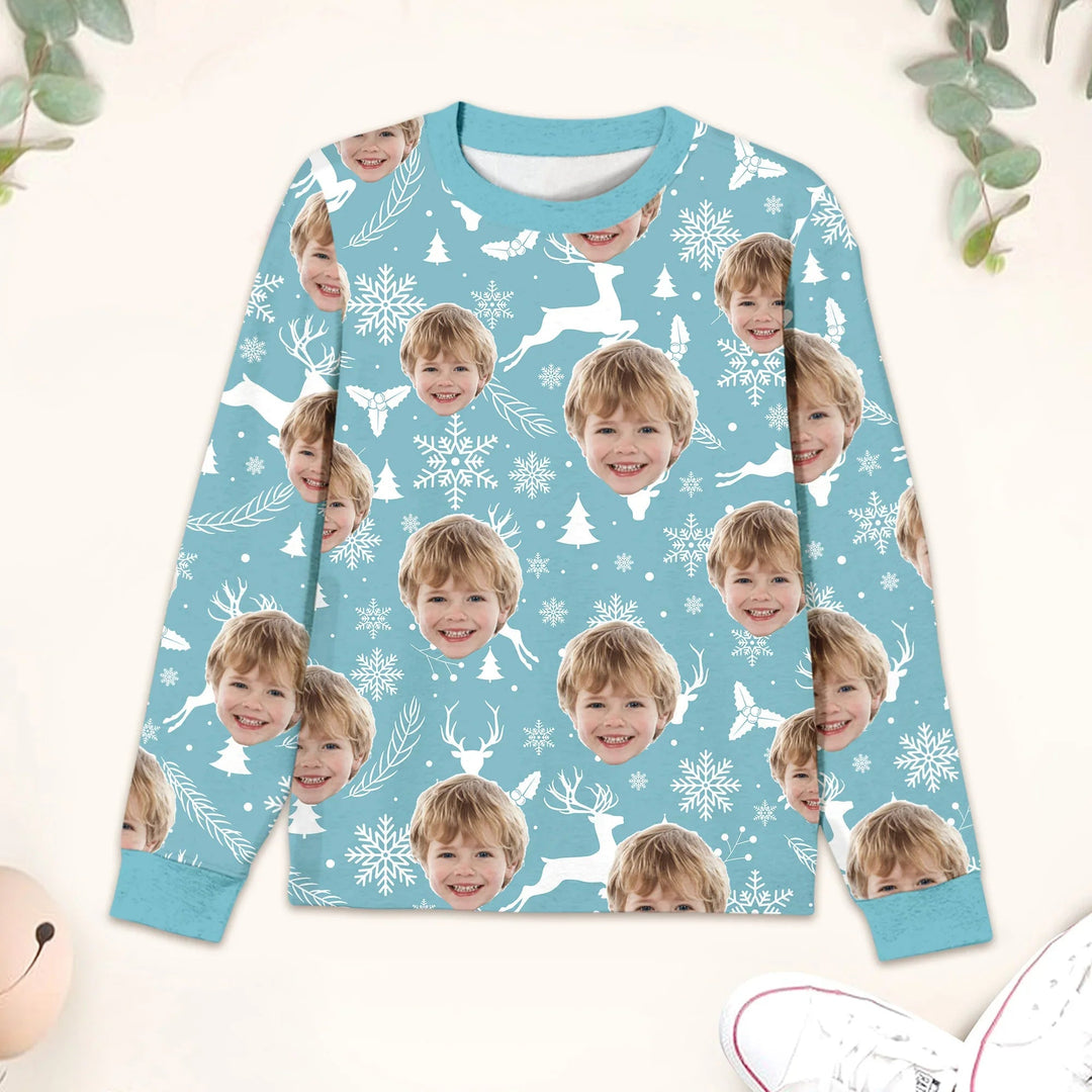 Custom Photo Christmas Men's Pajama Set - Zumbamboo