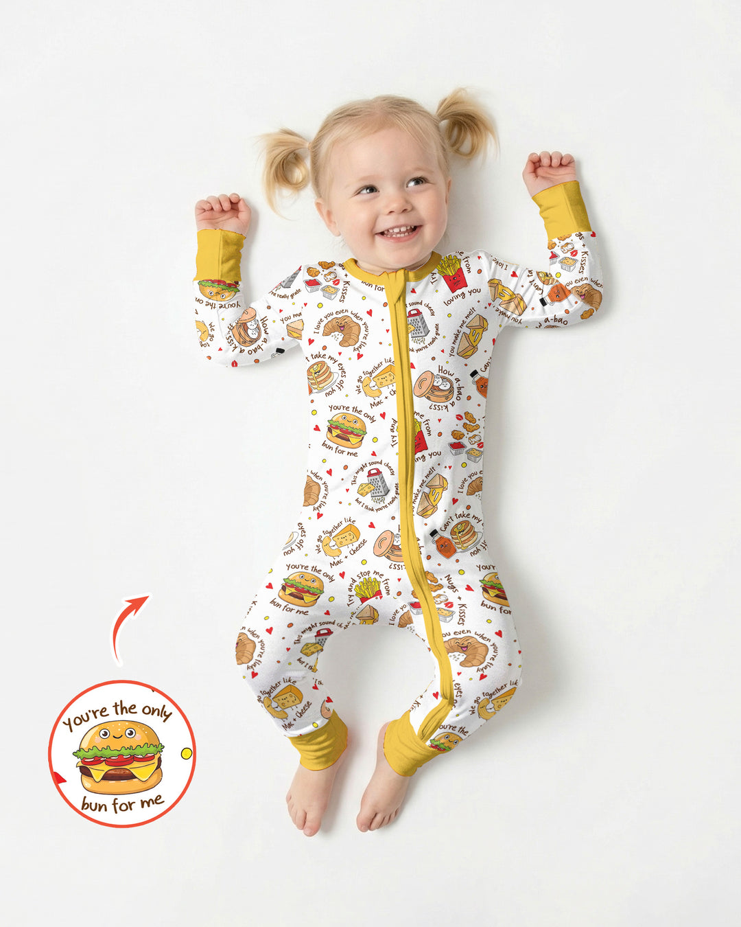 Food Puns Love Bamboo Convertible Zippy