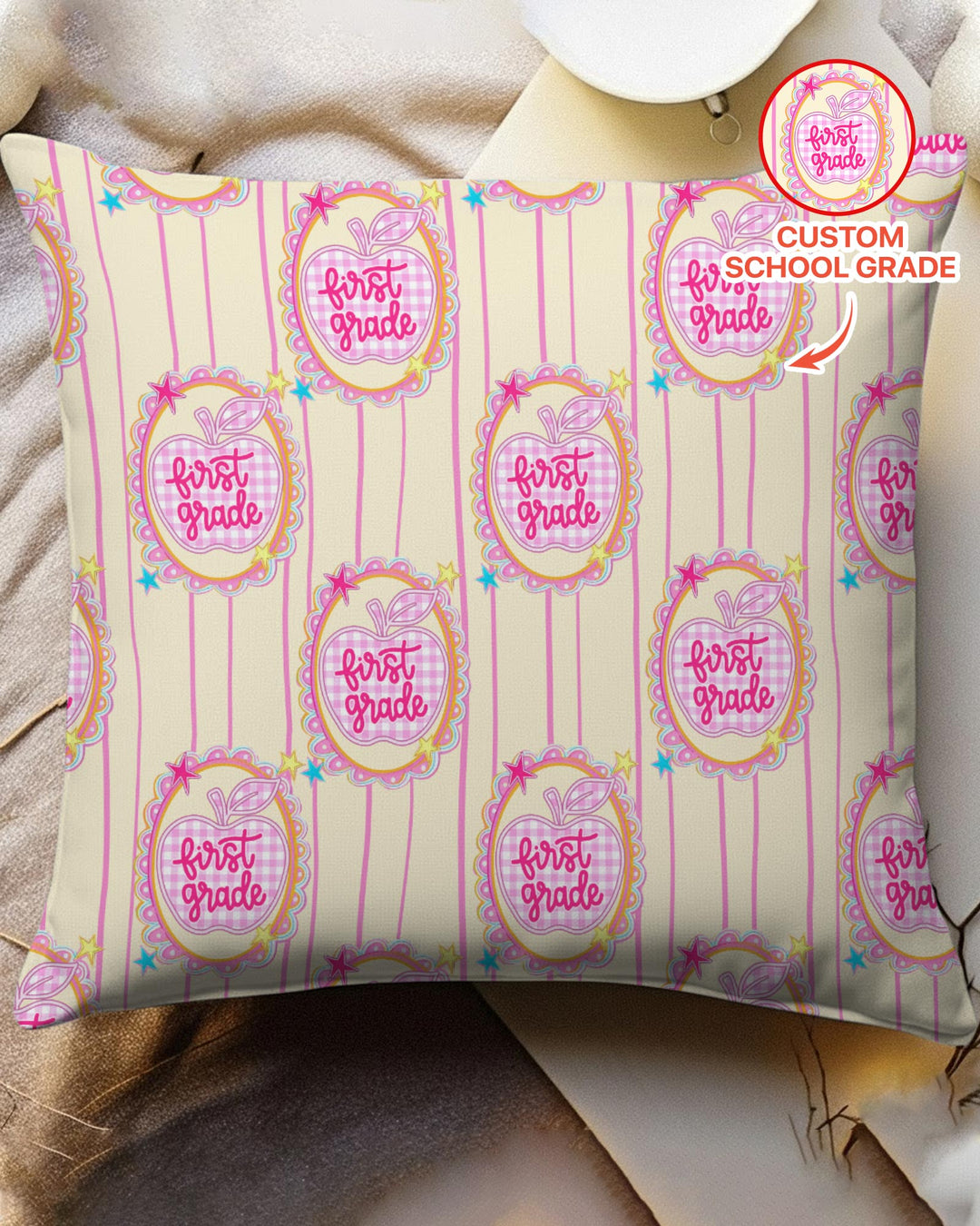 Plantilla de funda de almohada de bambú personalizada