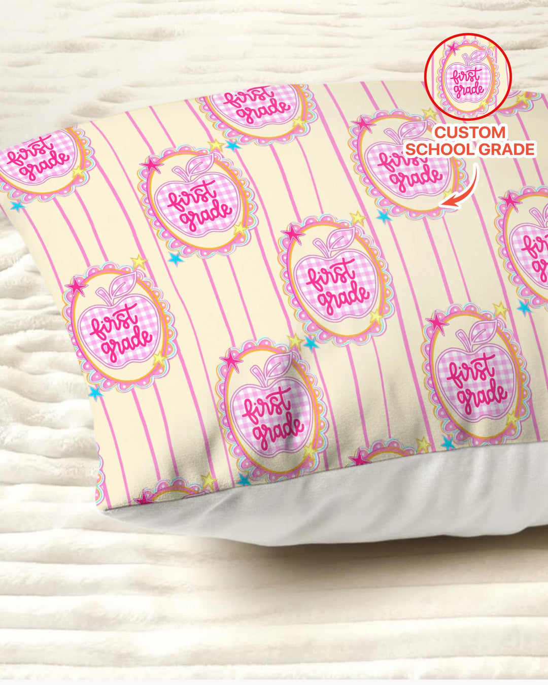 Plantilla de funda de almohada de bambú personalizada