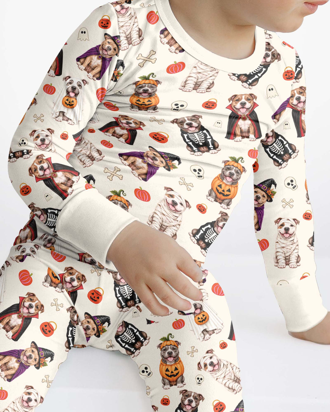 Pit Boo Bamboo Two Piece Long Sleeve Pajama Set