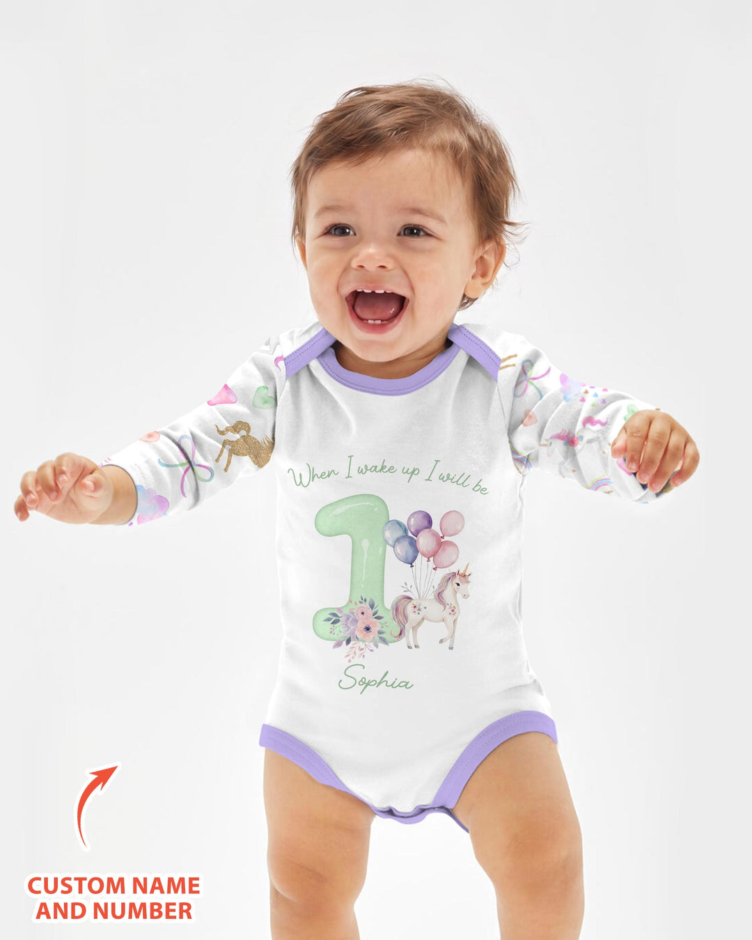 Custom Name When I Wake Up I Will Be Birthday Bamboo Bodysuit