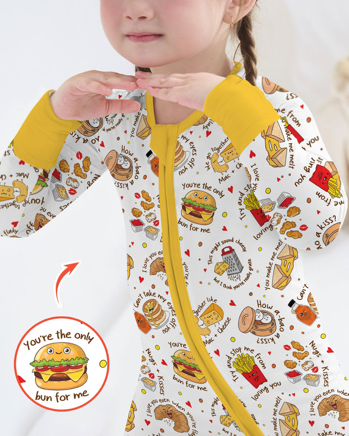 Food Puns Love Bamboo Convertible Zippy