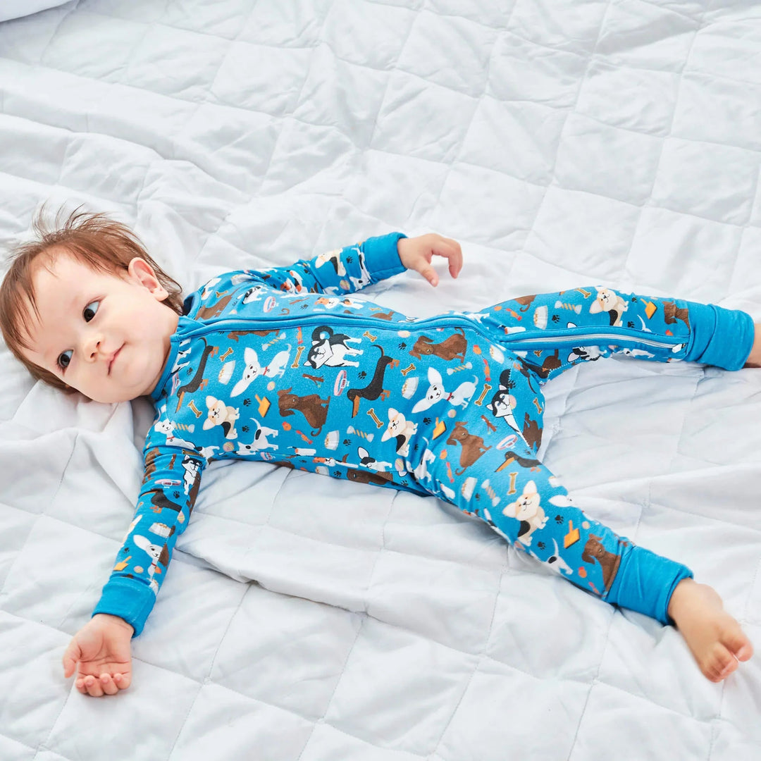 Dapper Dogs Convertible Zippered Romper - Zumbamboo