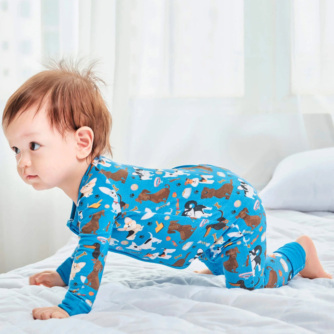 Dapper Dogs Convertible Zippered Romper - Zumbamboo