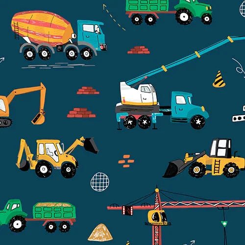 Dark Slate Gray Construction Shorty Zippered Romper - Zumbamboo