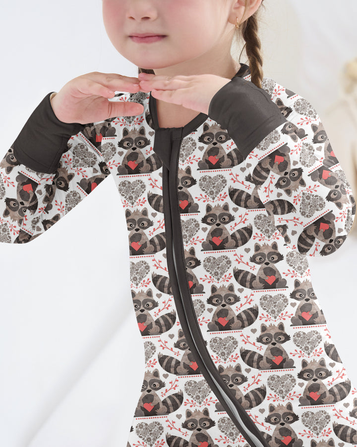 Valentine Raccoon Bamboo Convertible Zippy