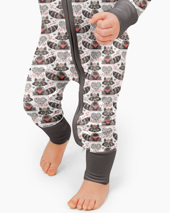 Valentine Raccoon Bamboo Convertible Zippy